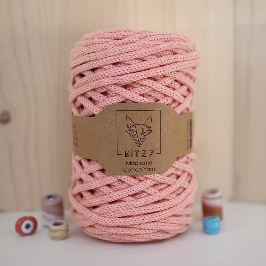 Ritzz Cotton Macrame XL // 027 // Light Pink Ritzz Art Hobby Market